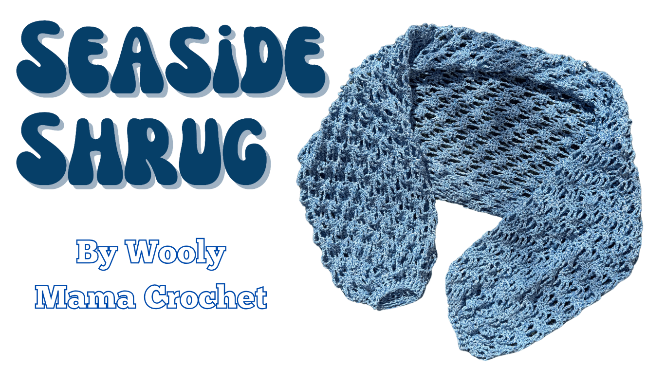 The Seaside Shrug: Free Pattern with Stitch Chart & Video Tutorial photo 2