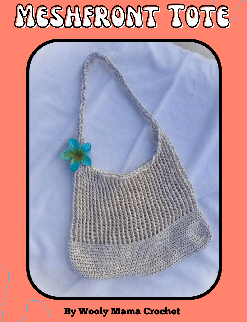 How to Crochet the Meshfront Tote: Easy Cute & Sturdy Beach Bag! photo 1